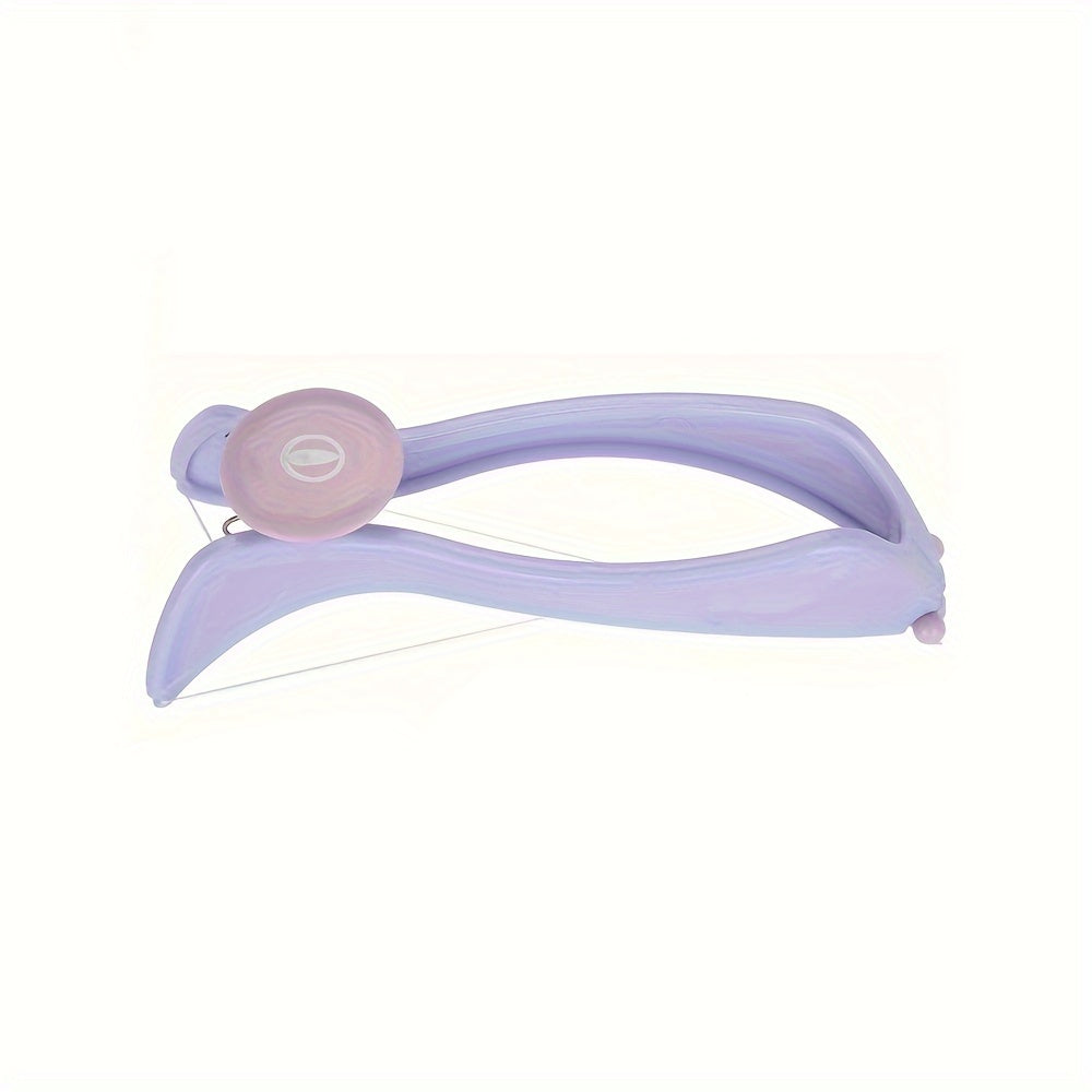 Bahar uchun yuz sochlarini olib tashlash vositasi, qoshlar va yonoqlar uchun, qo'lda ip bilan ishlov berish asbobi, batareyasiz, hidsiz