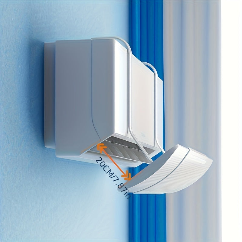 Easy Install Windscreen Deflector for Air Conditioner No Drilling Shields Against Airflow