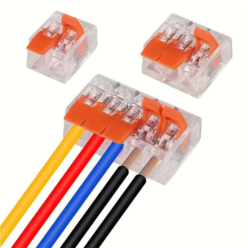 25/26/30pcs Cable Wire Connector Kit Mini Quick Splicing Multi-Strand Soft Wire