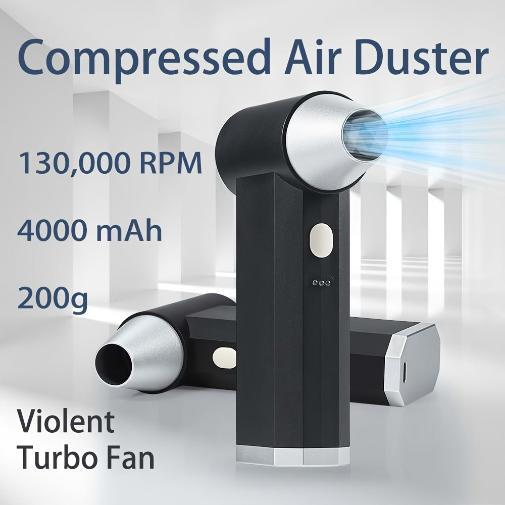 High-Performance Black Fan 130,000 RPM Brushless Motor Extreme Weather Dust Snow