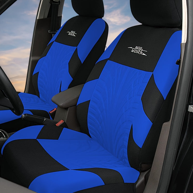 Breathable Stain-Resistant Polyester Car Seat Cover for 5-Seater Sedans and SUVs