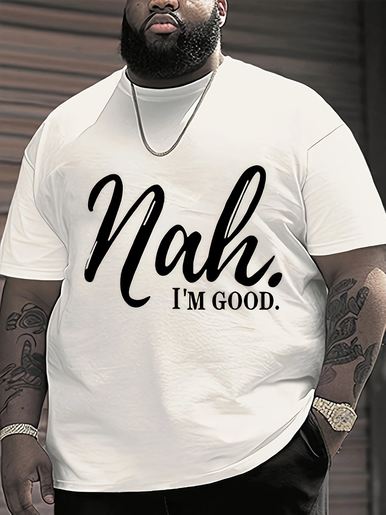 Мужская хлопковая графическая футболка с круглым вырезом, короткий рукав, повседневная, увеличенного размера