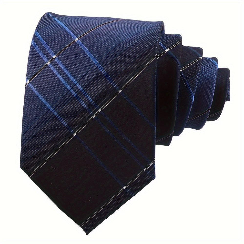Polyester Plaid Necktie for Men 1 Piece
