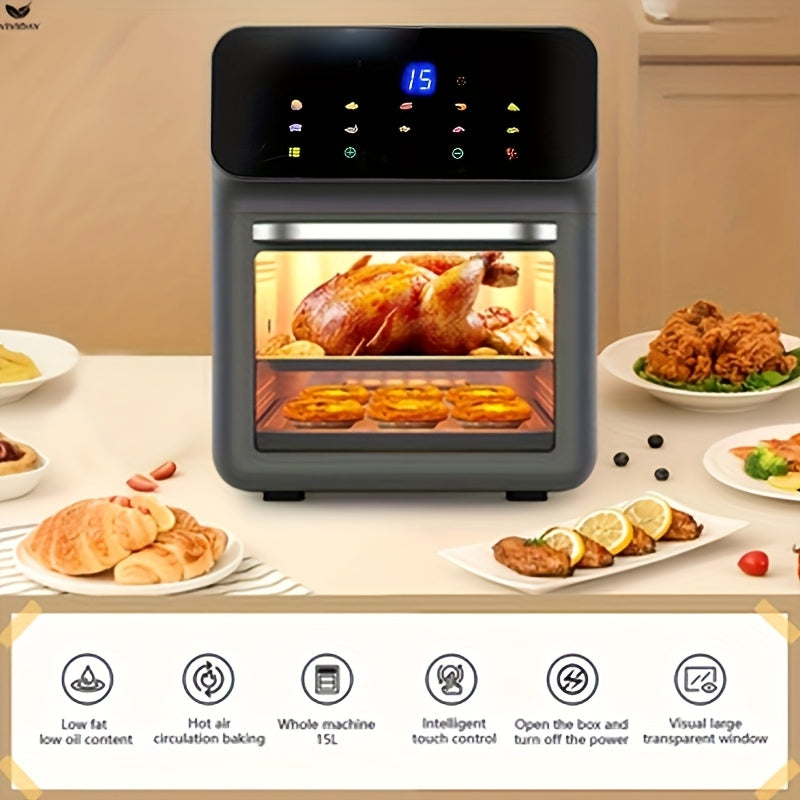 Kichik hajmli va vizual dizaynga ega oshxona uchun eng yaxshi sotiladigan ko‘p funksiyali havo qovurish uchun.