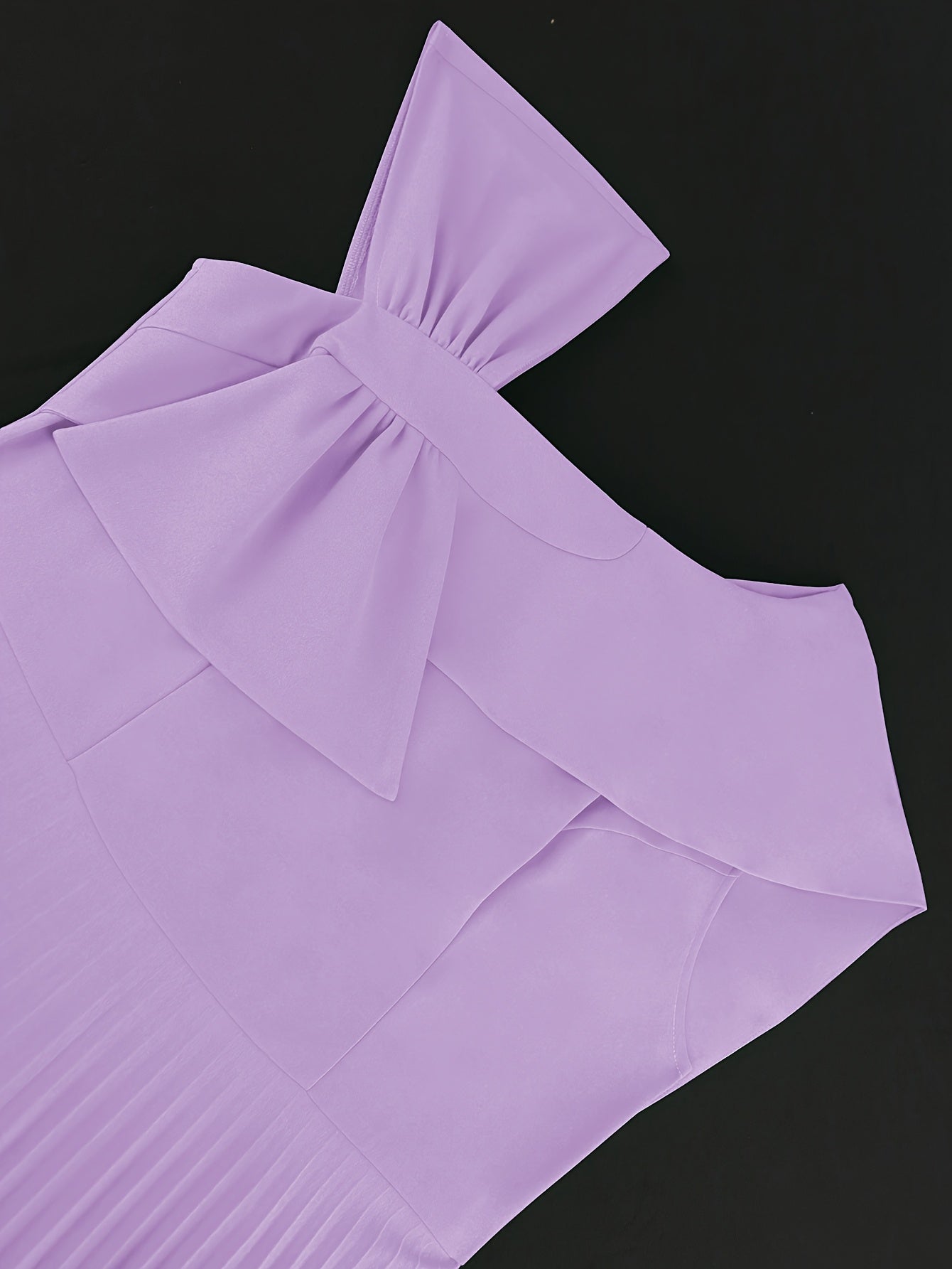 Women's Lavender Green Sleeveless Pleated A-Line Party Dress