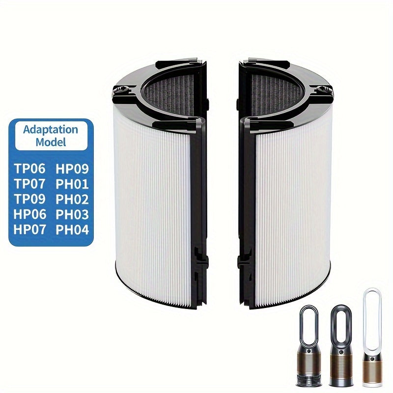 Dyson Havo Tozalash Qurilmasi TP06 HP06 PH02 PH01 PH03 PH04 HP09 TP09 HP07 TP07 TP10 HP10 uchun 360-darajali HEPA Uglerod almashtirish filtri