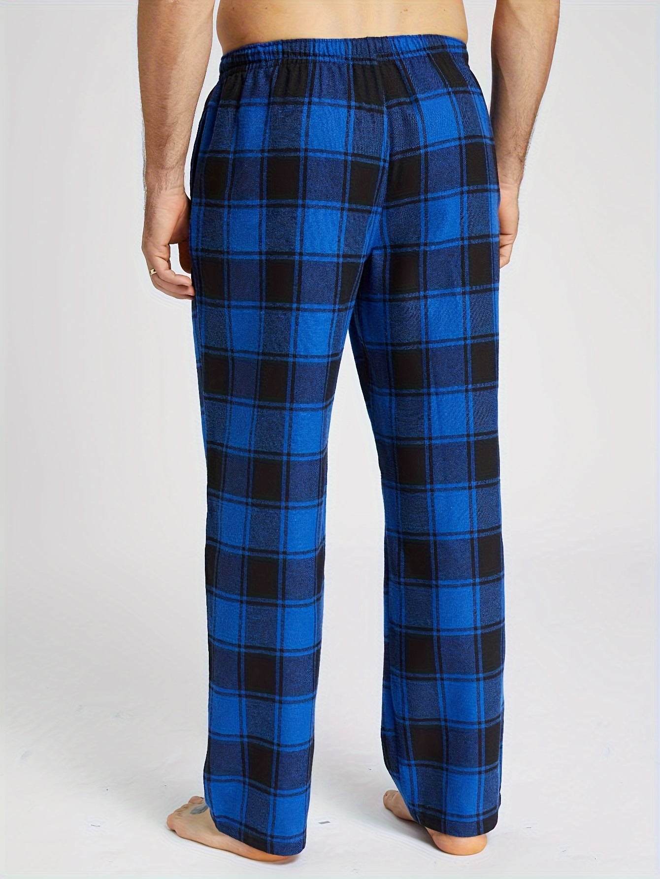 3 Katta O'g'il Bolalar Flanel Plaid Uxlash Shimlari, Cho'ntaklar bilan, Qopqoq, Tortish, KATTA O'lcham