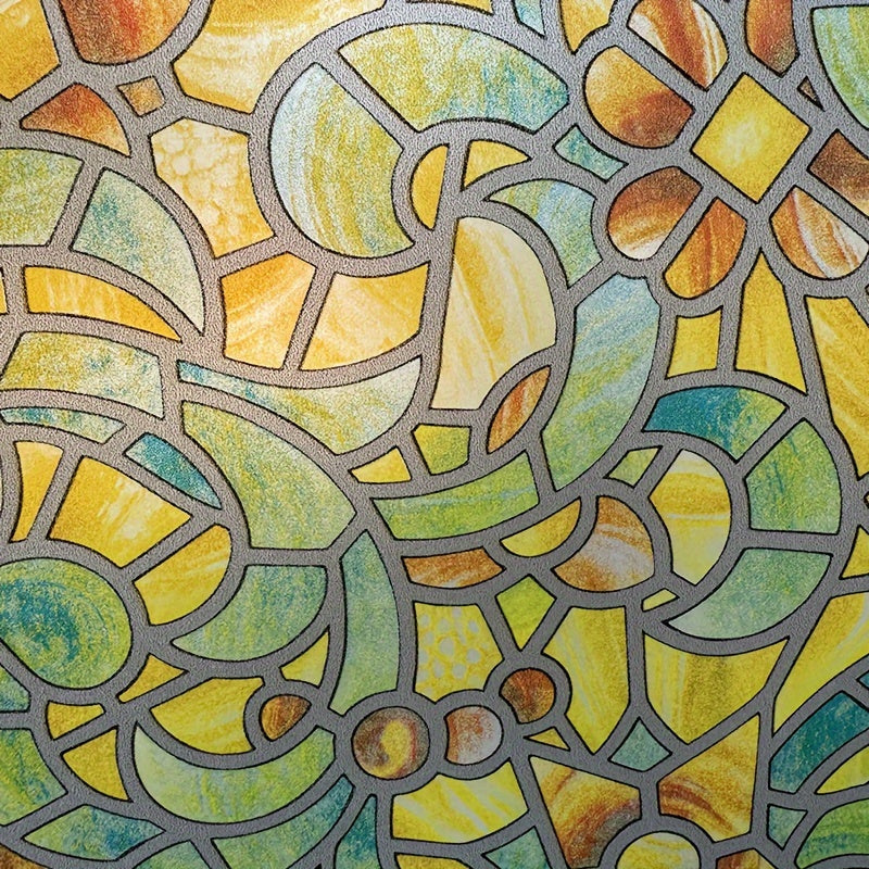 Colorful Frosted Glass Stickers Waterproof Privacy Film 44.98x1000cm