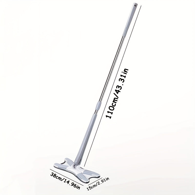 6-Pack Butterfly-Shaped Wet Dry Mops with 360° Rotation and Fiber Pads