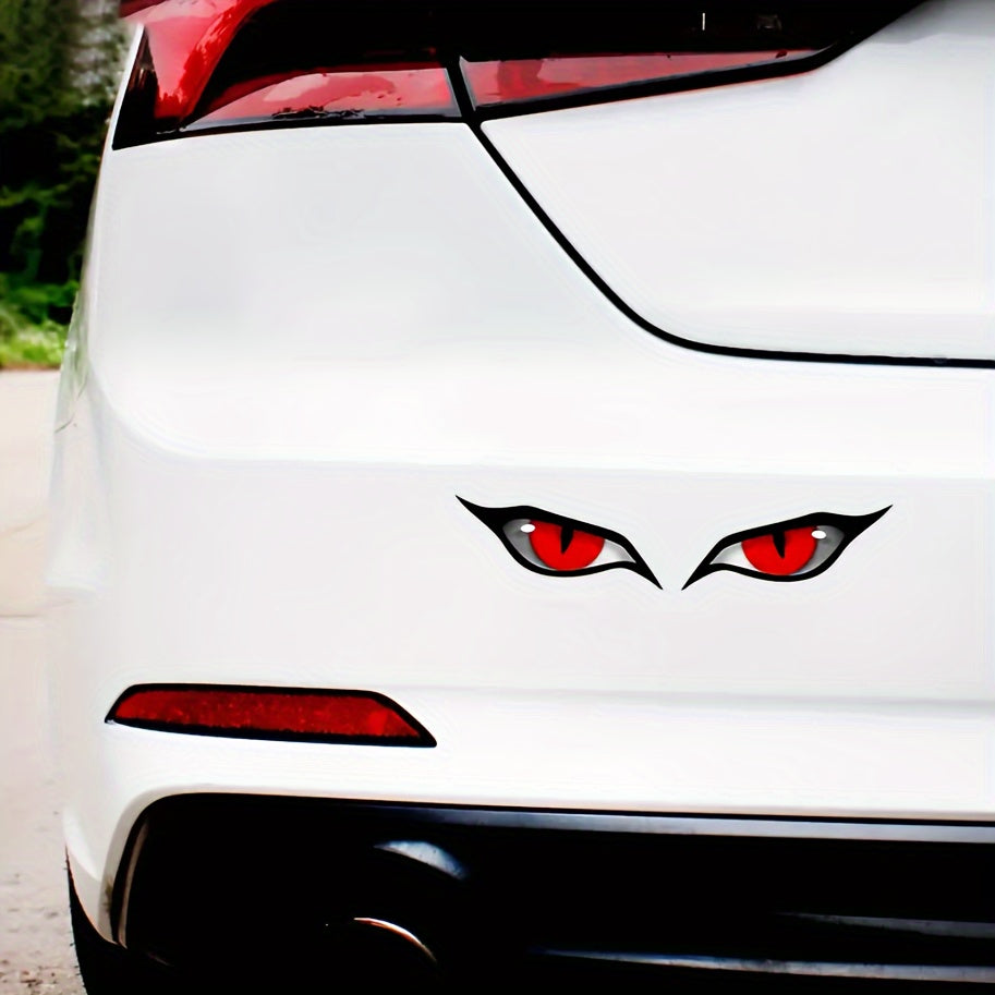 Виниловые наклейки Monster Eyes для автомобилей и аксессуаров с глянцевым покрытием