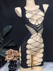 Women’s Mesh Chemise and Slim Dress Lingerie