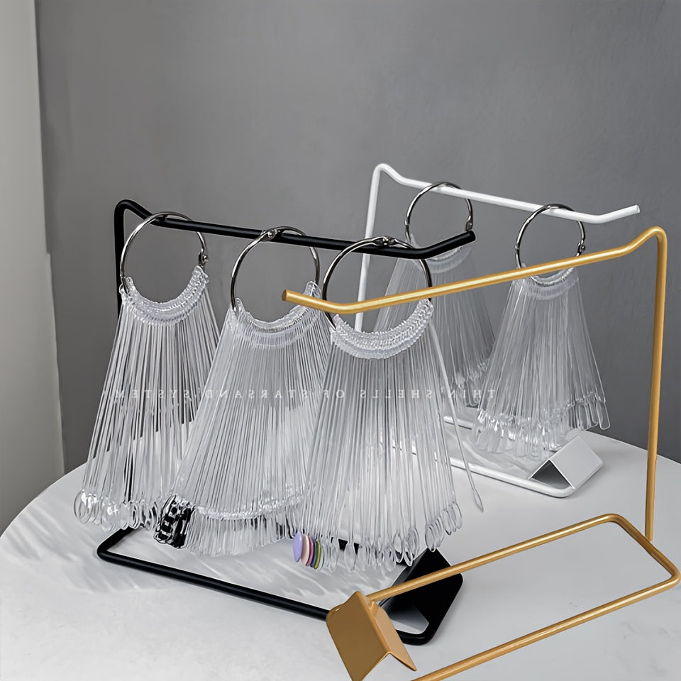 Набор из 2 современных металлических подставок для украшений для помад, брелоков и ожерелий