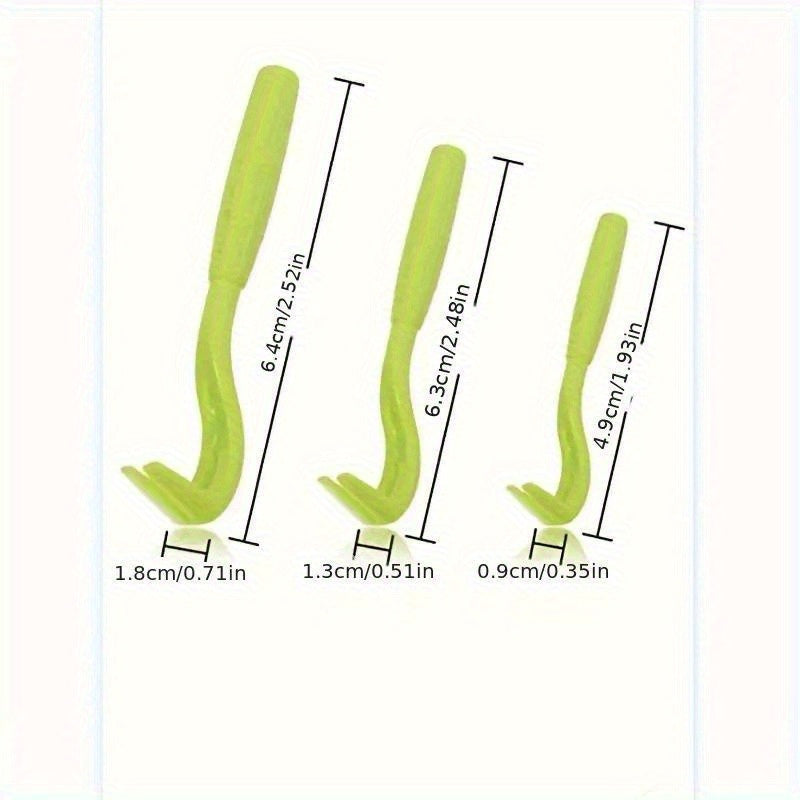 3pcs Pest Tick Remover Kit for Dogs Cats and Humans Easy Plastic Painless Safe