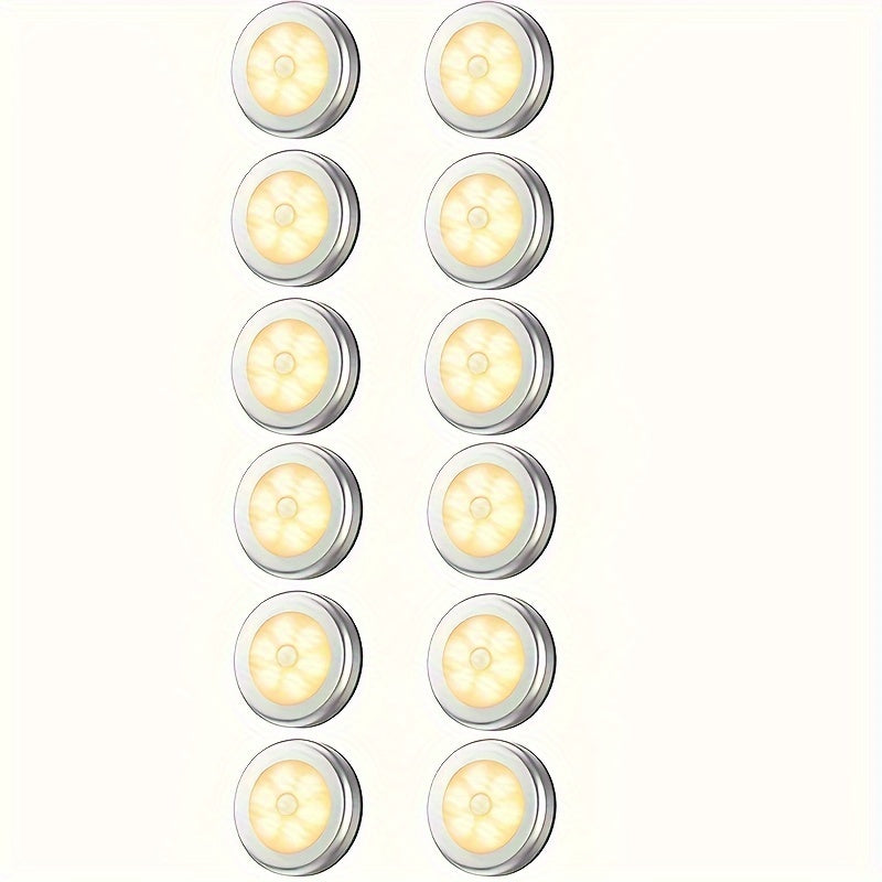 Luces de sensor de movimiento con batería para iluminación nocturna en el hogar