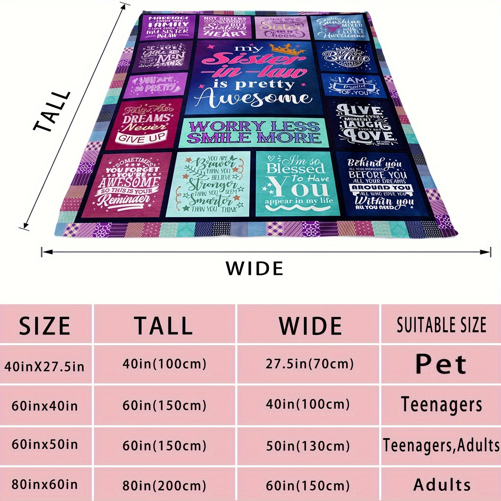 Luxurious Flannel Fleece Throw Blanket for Women Soft Cozy Multi-Purpose Gift