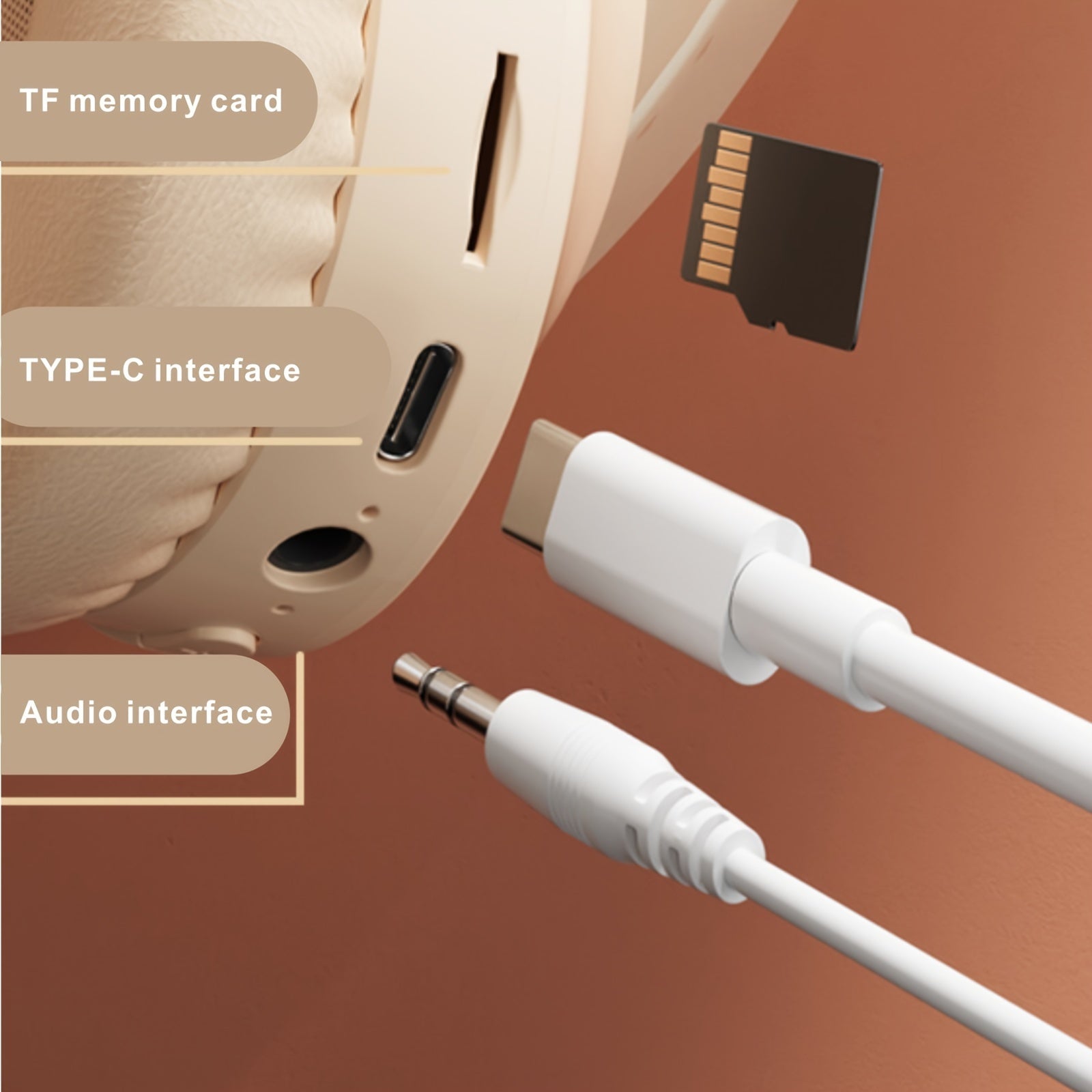 Wireless Earphones with Noise Cancellation and Rechargeable Battery for Exercising