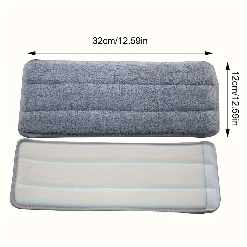 Set of 10 Microfiber Mop Pads, Reusable, Ultra-Absorbent for Wet and Dry Cleaning