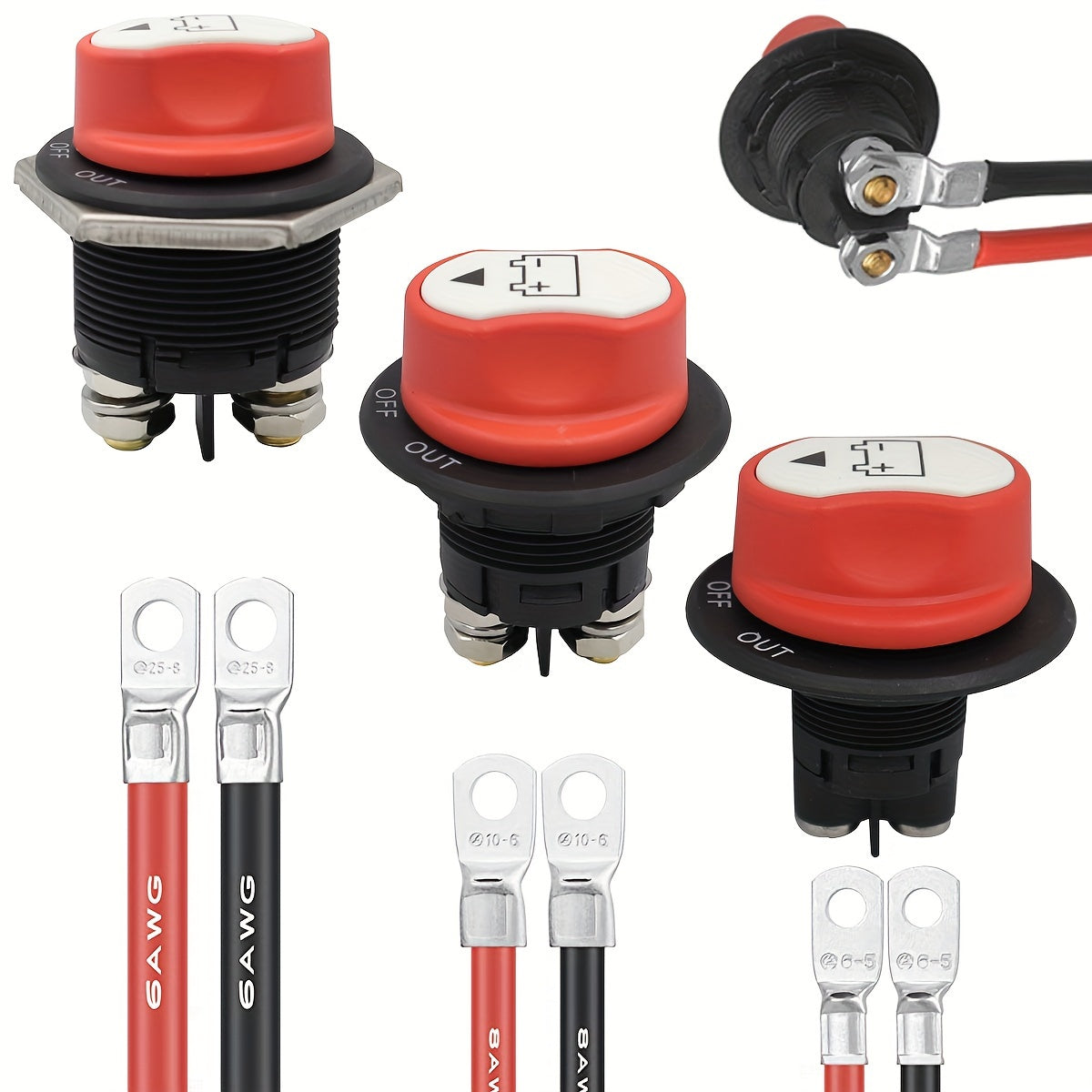 Marine Battery Isolator Switch Heavy Duty 50A 100A 200A Car Boat Ignition