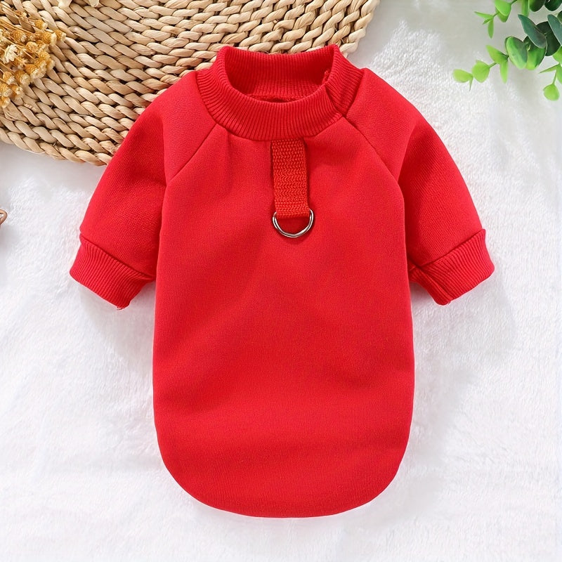 Winter Pet Hoodie with Leash Attachment for Small to Large Dogs and Cats