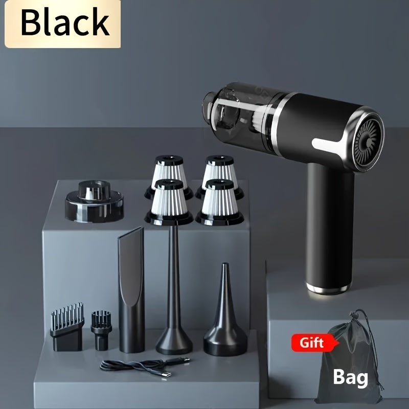 Wireless Handheld Car and Home Vacuum Cleaner with Strong Suction and Dusting Brush