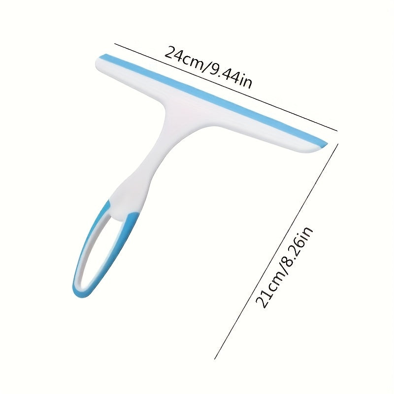 Limpiador de limpiaparabrisas de vidrio para ventanas, interior y exterior, herramienta de limpieza de ventanas de plástico con cepillo