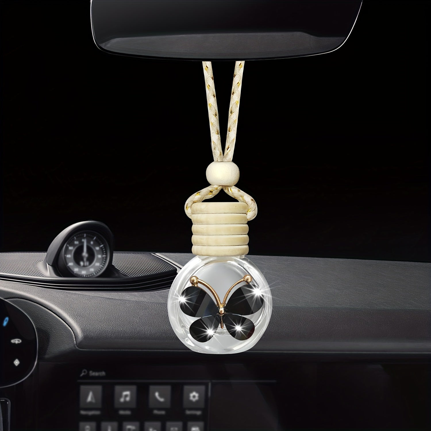 Avtomobil havo tozalovchi shisha diffuser qayta ishlatiladigan to'ldirish shishasi transport vositasi ichki qismi uchun