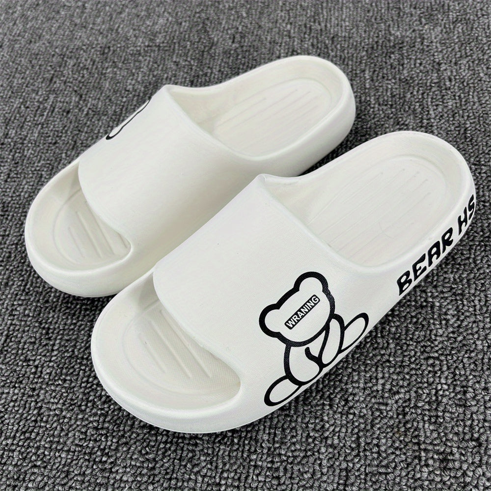 Yigitlar uchun Slip-On Slaydlar, turli ranglarda, sirpanishga qarshi EVA yozgi kundalik ichki poyabzal