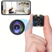 Compact Security Camera with Night Vision Motion Detection HD Video Audio Monitoring