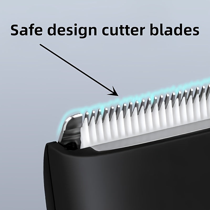 Electric shaver and body trimmer for all-over grooming