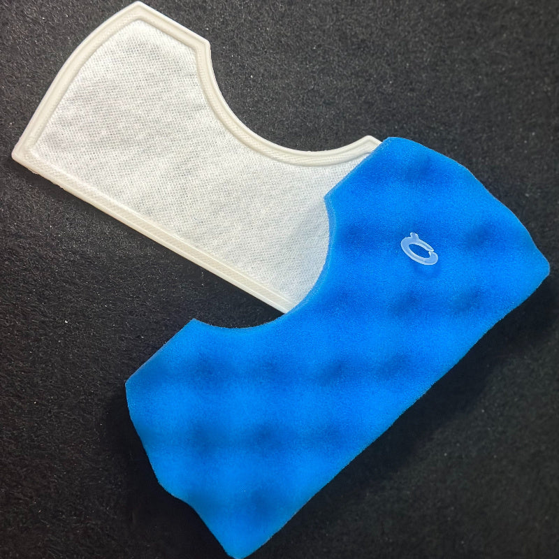 HEPA Filter for Vacuum Cleaners Blue Pleated Plastic Dust Filter Replacement