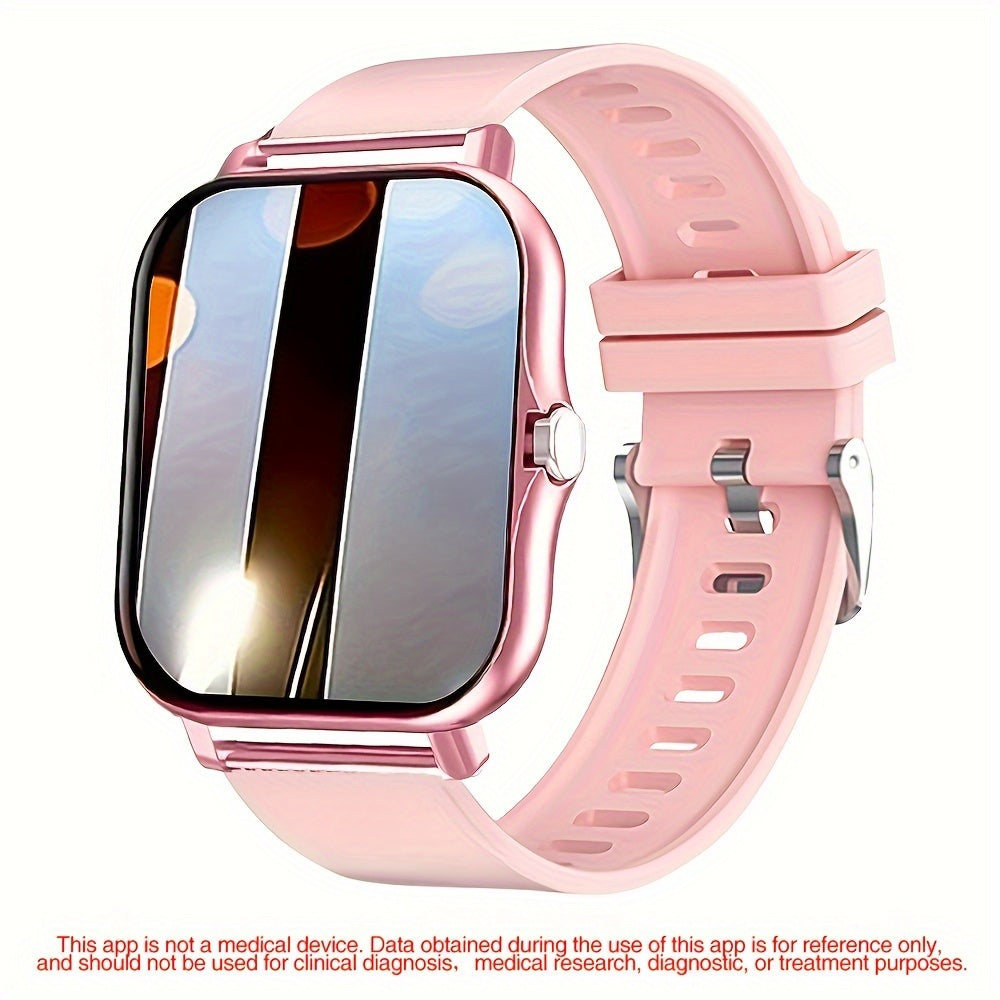 Smart Watch for Men and Women 4.65cm Wireless Calling Long Sitting Reminder USB Rechargeable
