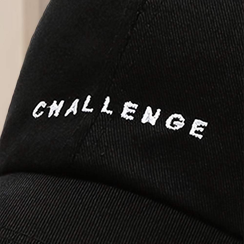 Embroidered Baseball Cap Adjustable Lightweight Polyester Casual Outdoor Unisex