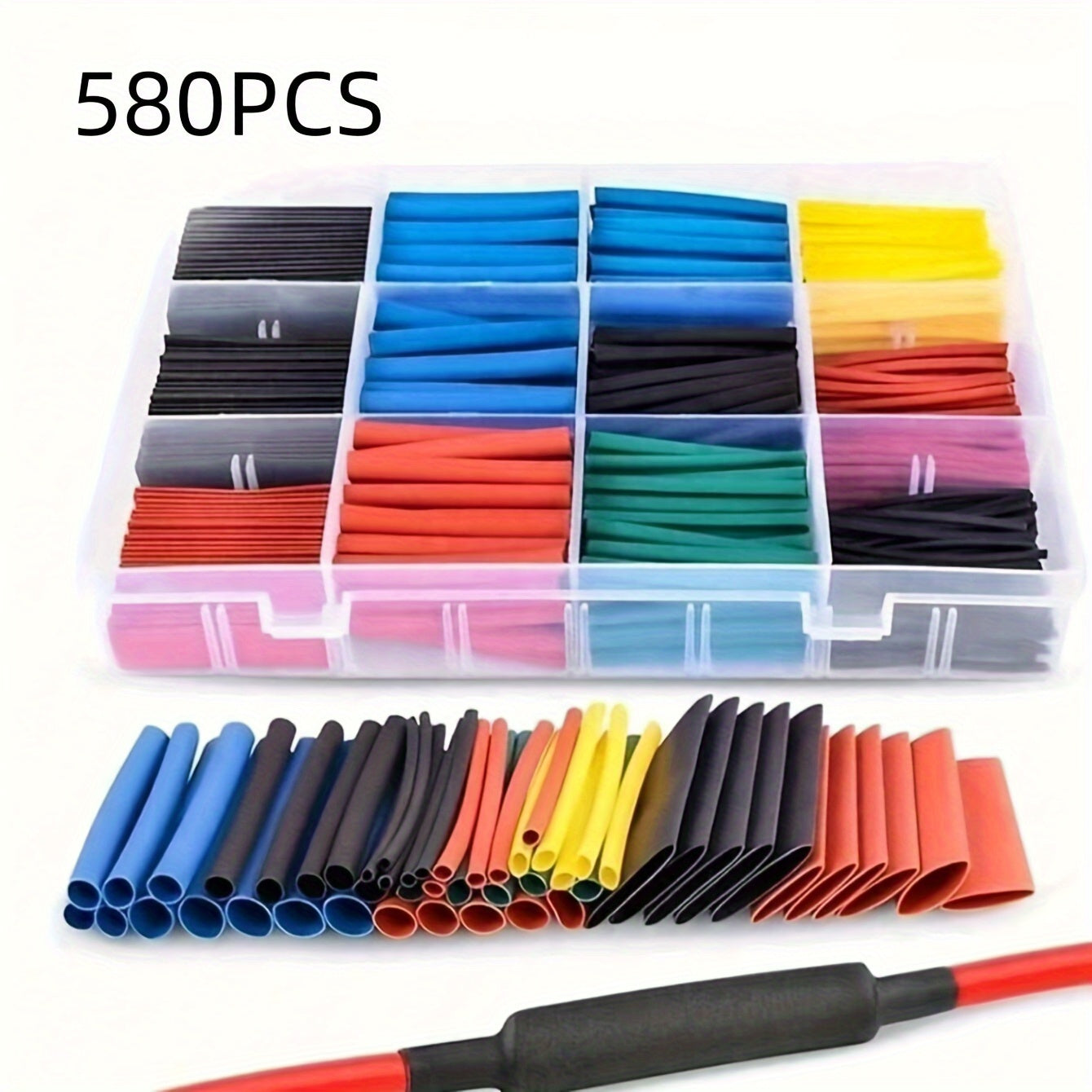 Набор термоусадочных трубок, ассорти, изоляция для электрических проводов, 164-750 штук