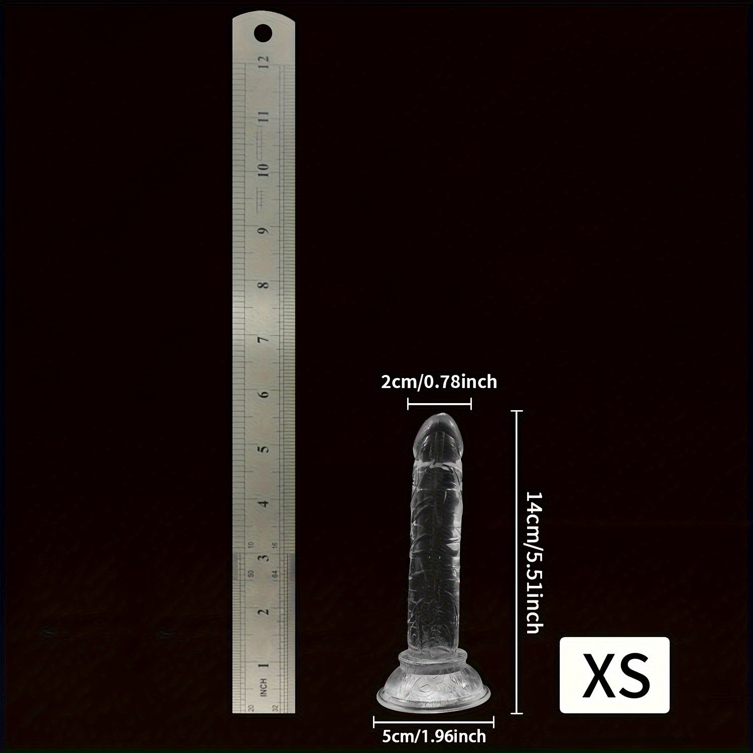 Unisex Silicone Hands-Free Dildo With Suction Cup Anal Plug Massager