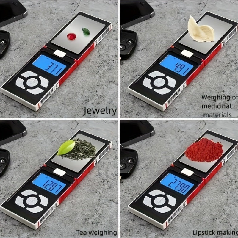 200г цифровые карманные весы с подсветкой дисплея и переключением единиц измерения для ювелирных изделий и офисного использования