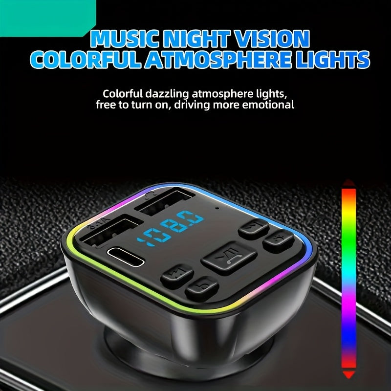 Car Accessories Wireless FM Transmitter Dual USB Car Charger