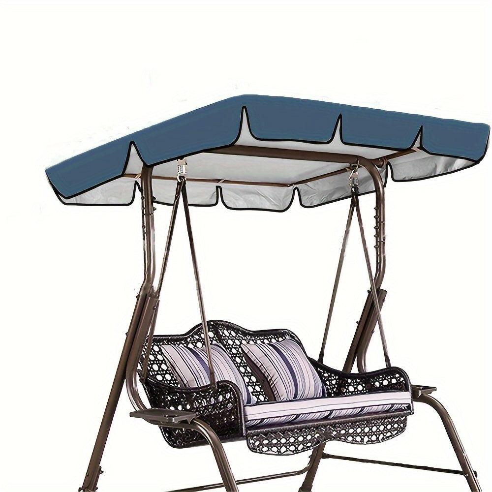 Qora rangda yashil trim bilan mustahkam suv o'tkazmaydigan osma soyabon qopqog'i. Changdan himoya qilish va barcha mavsumlarda foydalanish uchun sozlanadigan tasmalarga ega.