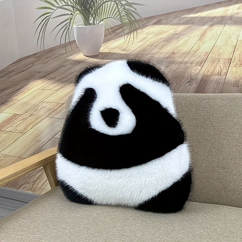 Cute Shy-Eyed Panda Plush Pillow for Living Room Bed Car Decoration