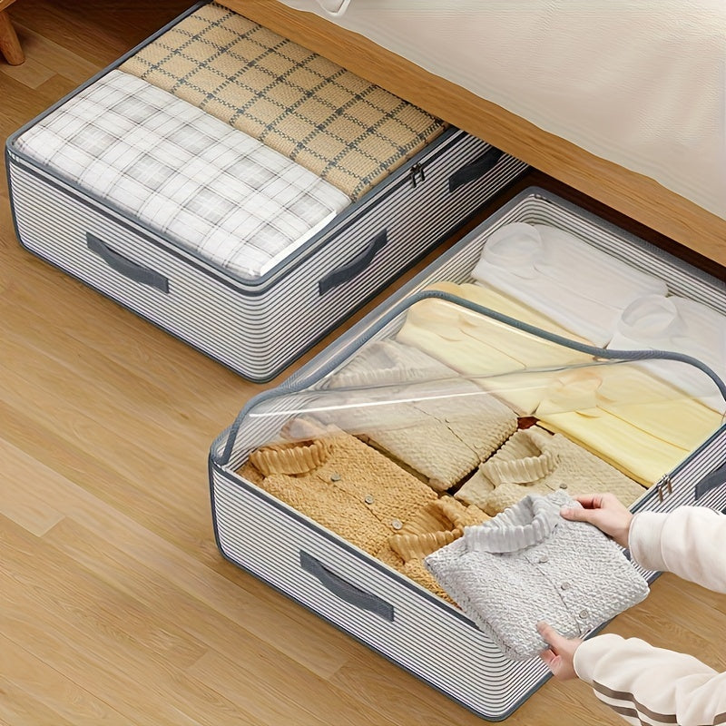 Foldable Under-Bed Storage Bag for Clothes and Bedding 3.2 Cubic Feet