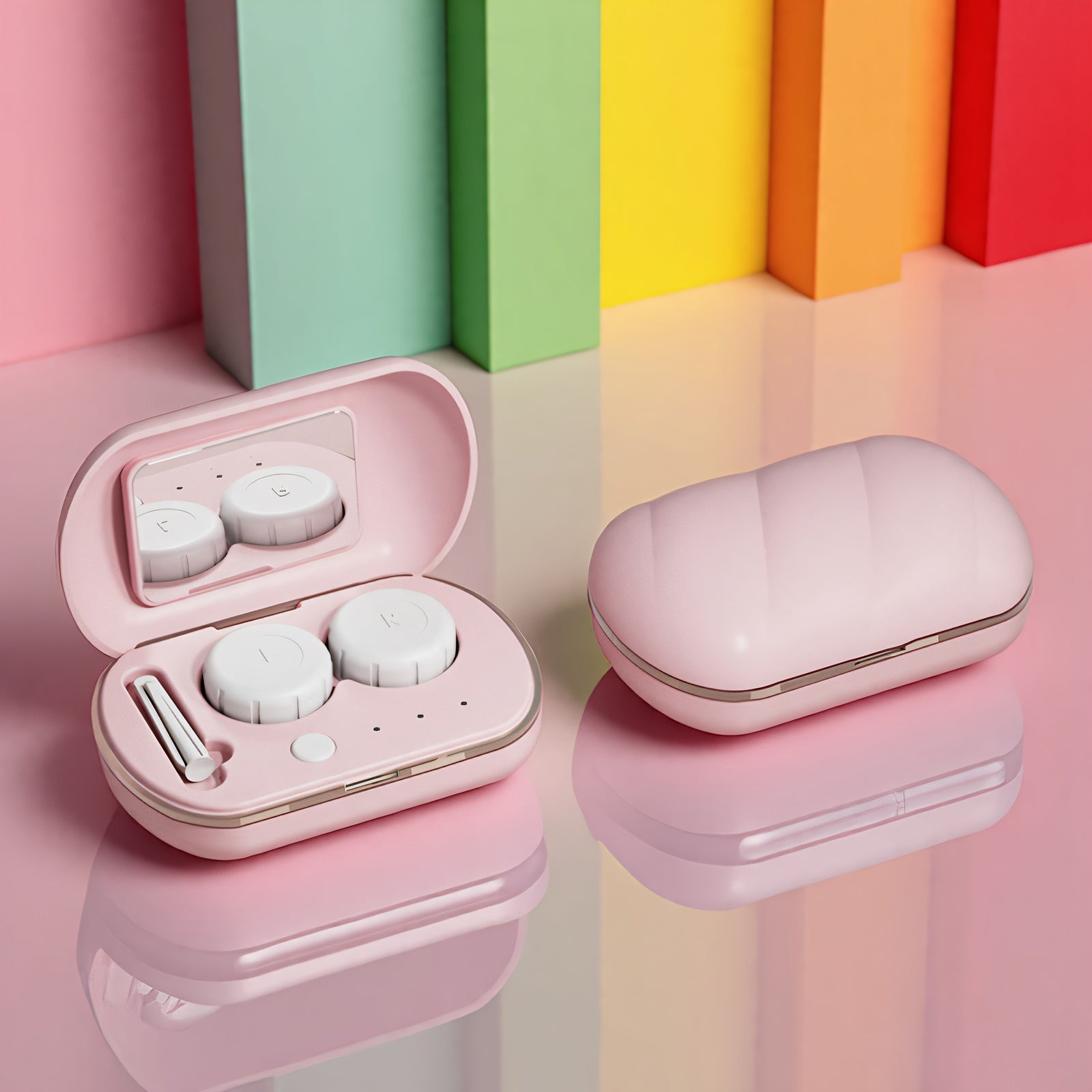 2025 Compact Rechargeable Contact Lens Cleaner for Home Office Travel