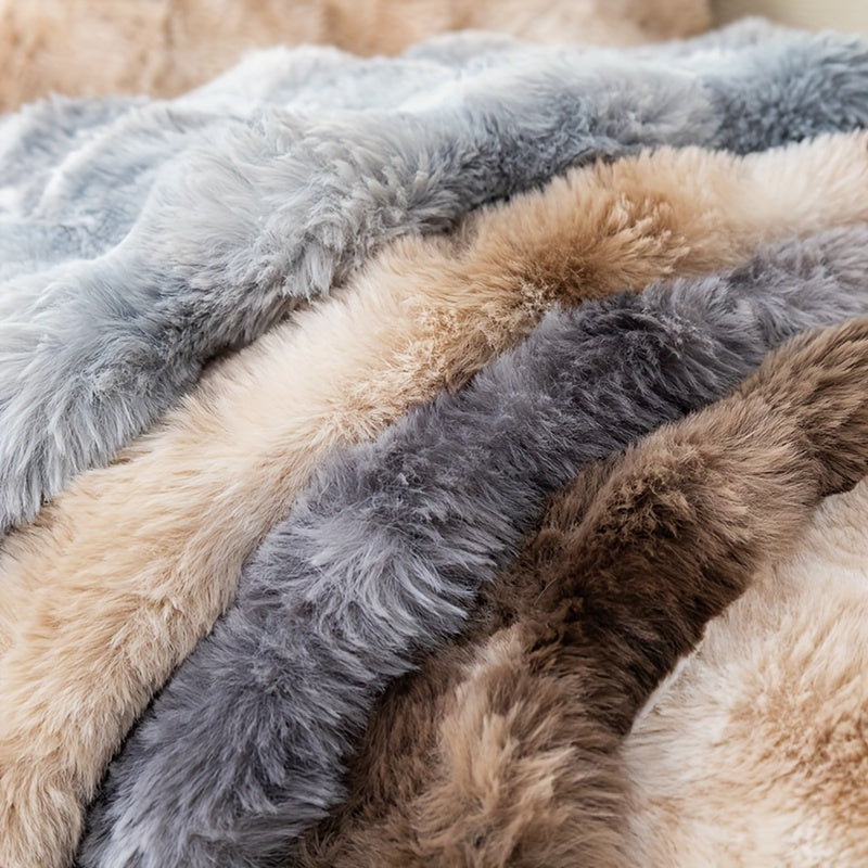 Плюшевое покрытие для дивана на зиму подходит для спальни, гостиной, офиса, домашнего декора