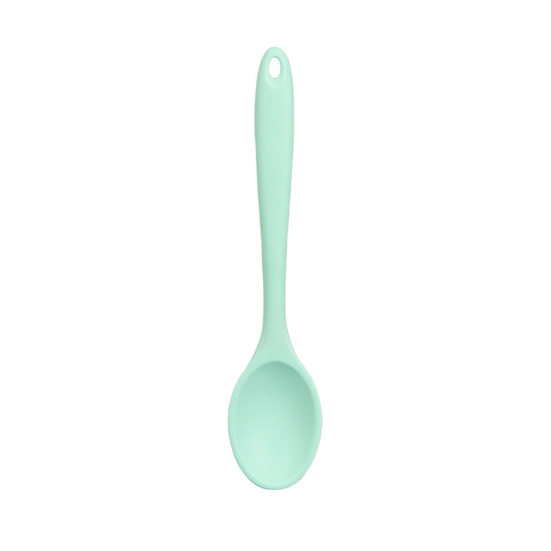 Silicone Soup Spoon Kitchen Utensil Non-Stick Heat-Resistant Cooking Tool