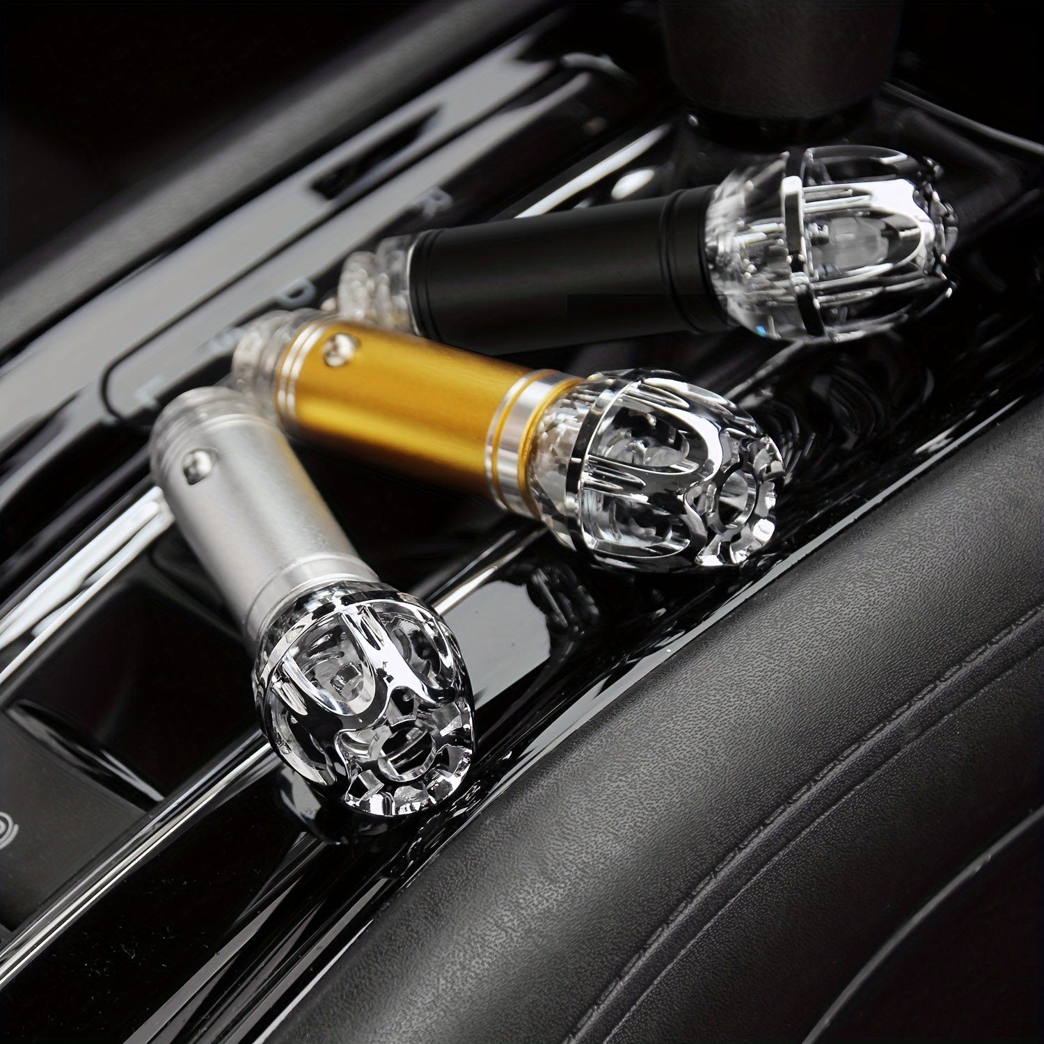 Мини-кристаллический ионный очиститель воздуха для автомобиля, отрицательный ионизатор для сигаретного дыма и пыли