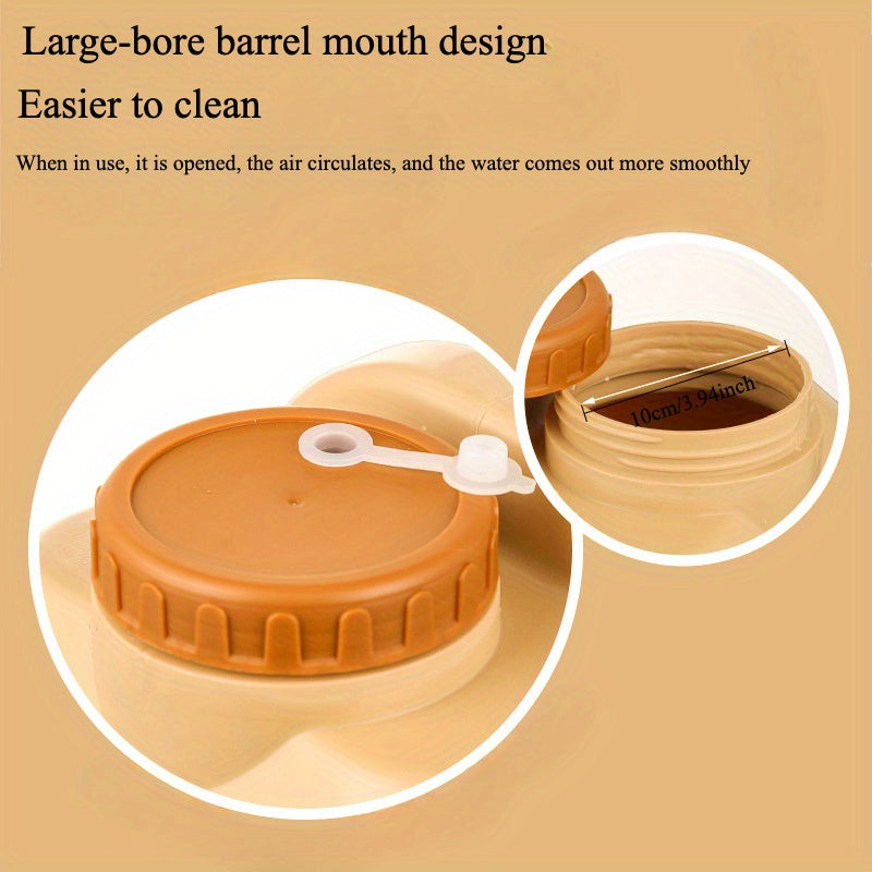 Многофункциональная пластиковая емкость для воды с краном, емкость высокой вместимости для улицы