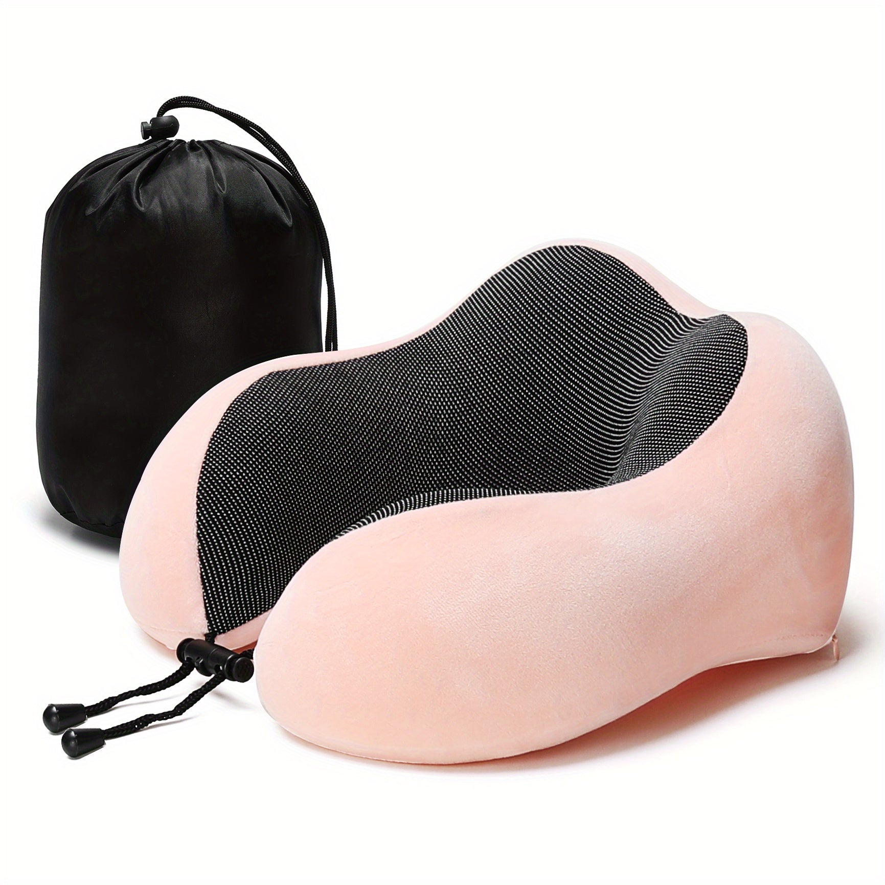 Memory Foam Neck Pillow for Travel and Bed Support Cervical Cushion