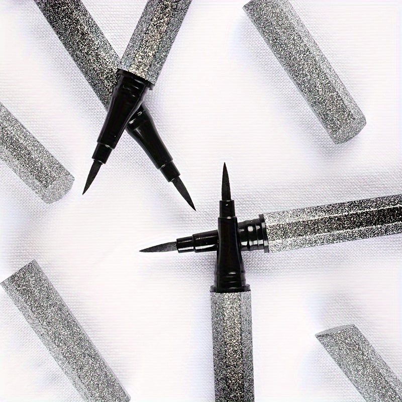 Women Waterproof Black Fine Tip Eyeliner Pen Long-Lasting Smudge-Proof