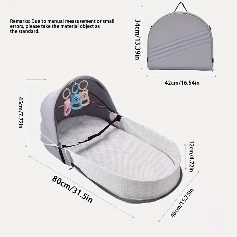 Inodoro portátil para niños de 0 a 18 meses, plegable, para uso en interiores y exteriores, ideal para viajes