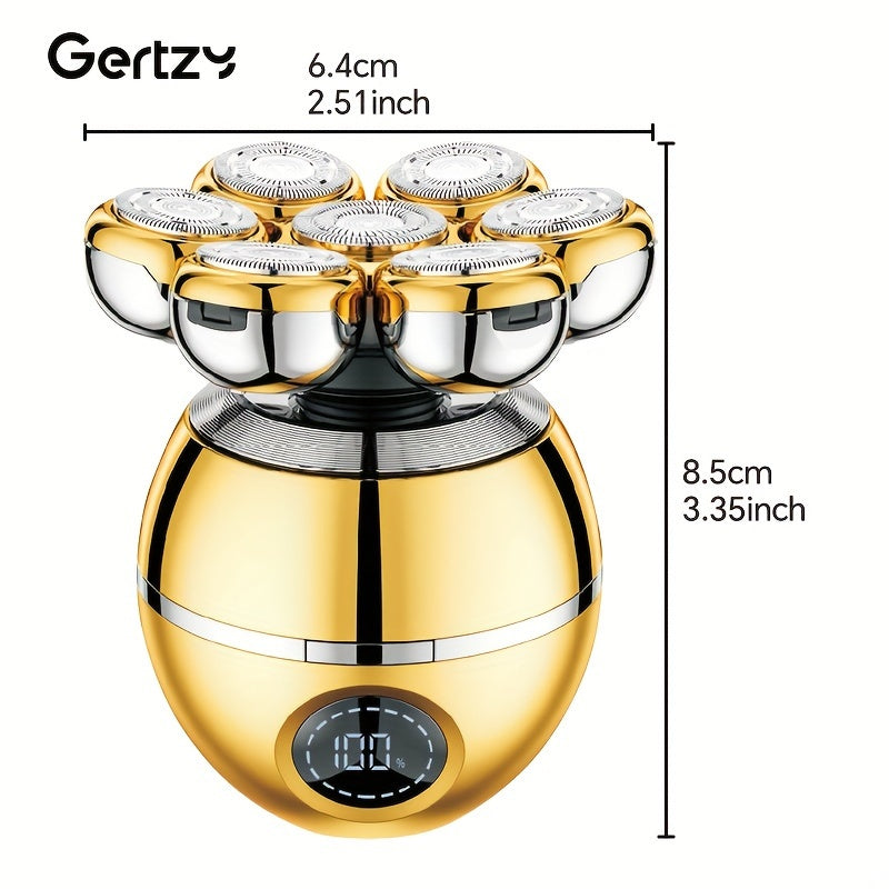 Мужской цифровой бритвенный прибор 5-в-1 триммер для бороды машинка для стрижки волос триммер для носа беспроводной