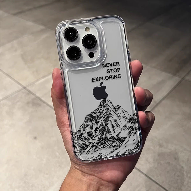 Durable TPU Phone Case for iPhone 12 13 14 15 16 Pro Max Plus Shockproof Lens Protection