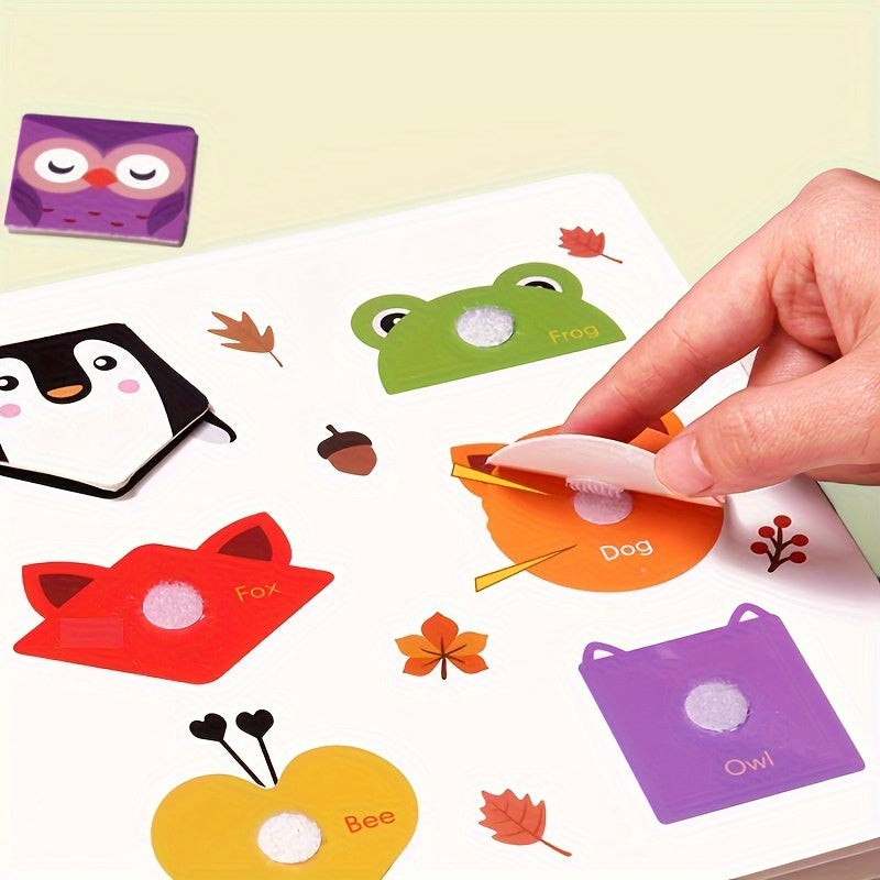 Educational Sticker Set for DIY Quiet Book White Paper for Children 14+